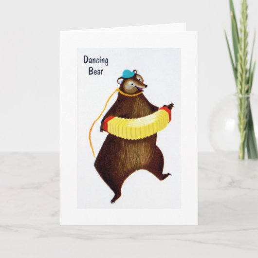 Vintage - het Dansen draagt, Kaart (Voorkant)