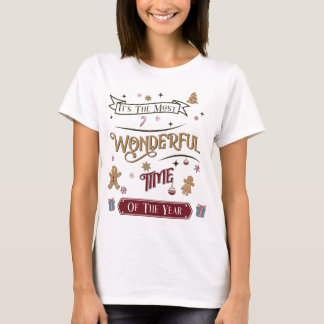 Vintage Het Is De Meest Wonderbaarlijke Tijd T-shirt