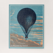 Vintage Heteluchtballon Lucht Le Balloon Pichot