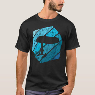 Vintage Hexa Elektrische Hydrofoil Surfplank Folie T-shirt