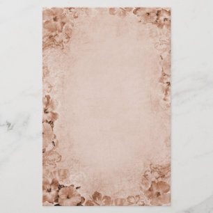 Vintage Hibiscus Briefpapier
