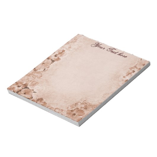 Vintage Hibiscus Notitieblok (Gedraaid)