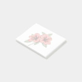 Vintage Hibiscus Post-it® Notes (Schuin)