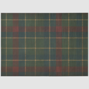 Vintage Highland Tartan Plaid Kerst Decoupage Tissuepapier