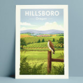 Vintage Hillsboro Oregon Briefkaart
