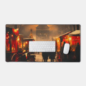 Vintage hiver Snowy Marché de Noël (Clavier et souris)