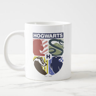 Vintage HOGWARTS™ Gestempeld Wapenembleem Extra Grote Beker
