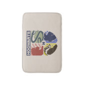 Vintage HOGWARTS™ Stamped Crest Badmat (Voorkant Verticaal)