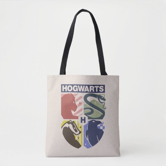 Vintage HOGWARTS™ Stamped Crest Draagtas (Voorkant)