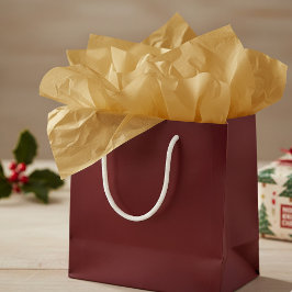 Vintage Holiday Toasted Gold Solid Color Tissuepapier