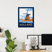 Vintage Holland Poster (Thuiskantoor)