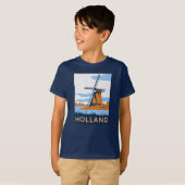 Vintage Holland Poster T-shirt (Voorkant volledig)