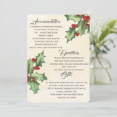 Vintage Holly Extra Informatiekaart Kaart (Staand voorkant)