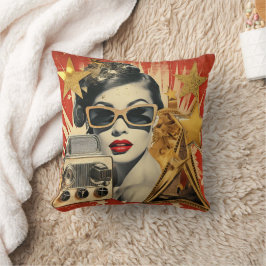 Vintage Hollywood Retro Design Kussen