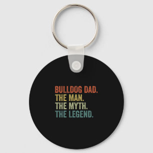 Vintage Hond Papa Man Mythe Legende Sleutelhanger