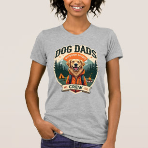 Vintage hond papa's Outdoor sportteam Golden Retri T-shirt