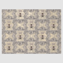 Vintage Honey Bee Serie Ontwerp 17 Tissue Papier