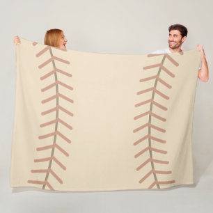 Vintage honkbal fleece deken