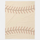 Vintage honkbal fleece deken (Voorkant)