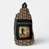 Vintage honkbal sling bag (Voorkant)