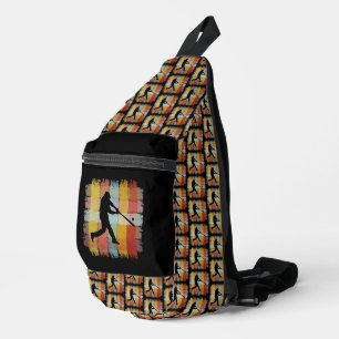 Vintage honkbal sling bag