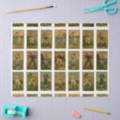 Vintage honkbal tissuepapier (Craft)
