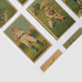 Vintage honkbal tissuepapier (Detail)