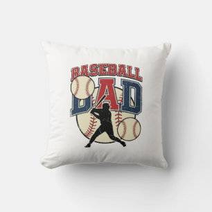 Vintage honkbal vader shirt ontwerp_1 kussen