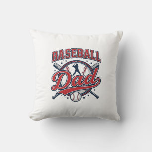 Vintage honkbal vader shirt ontwerp_1 kussen