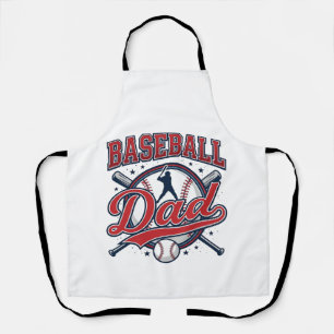 Vintage honkbal vader shirt ontwerp_1 schort