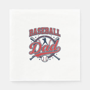 Vintage honkbal vader shirt ontwerp_1 servet