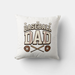 Vintage honkbal vader vaderdag kussen