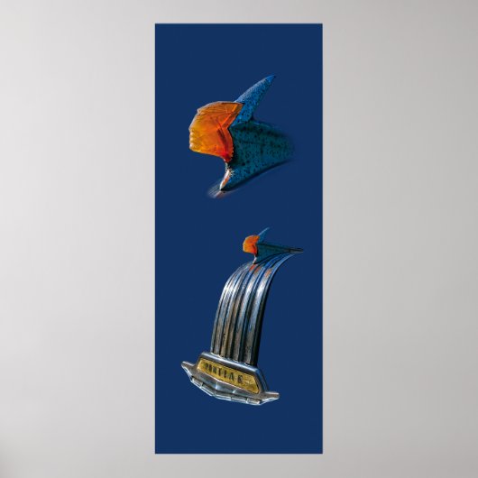 Vintage Hood Ornament Poster (Voorkant)