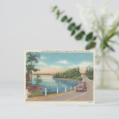 Vintage Hot Springs Arkansas Briefkaart (Staand voorkant)
