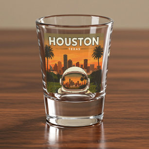 Vintage Houston Texas Shot Glas