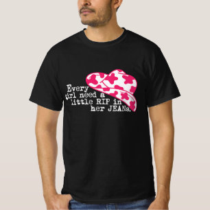 Vintage Howdy Every CowGirl Needs A Little Rip In T-shirt