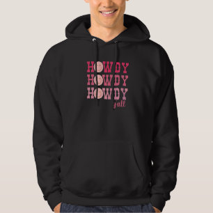 Vintage Howdy Y'all Rodeo Westers Landelijk Zuidel Hoodie