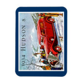 Vintage Hudson Automobile Ad Magneet (Verticaal)
