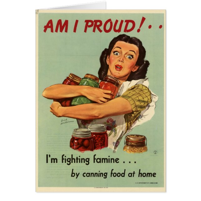 Vintage huisvrouw (Voorkant)