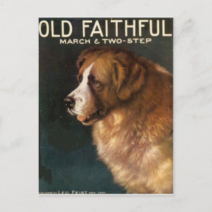 Vintage-hulpmiddelen voor dieren briefkaart