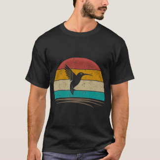 Vintage Hummingbird Retro Distressed Hummingbird T-shirt
