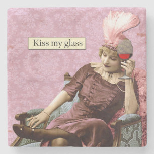 Vintage Humor Onderzetter