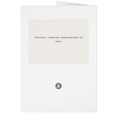 Vintage Hydrangea Bouquet Floral Greeting Card (Dos)