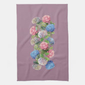 Vintage Hydrangea Floral Theedoek (Verticaal)