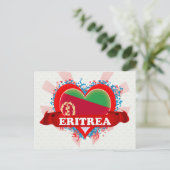 Vintage I houdt van Eritrea Briefkaart (Staand voorkant)