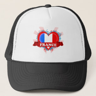 Vintage I Love France Trucker Pet