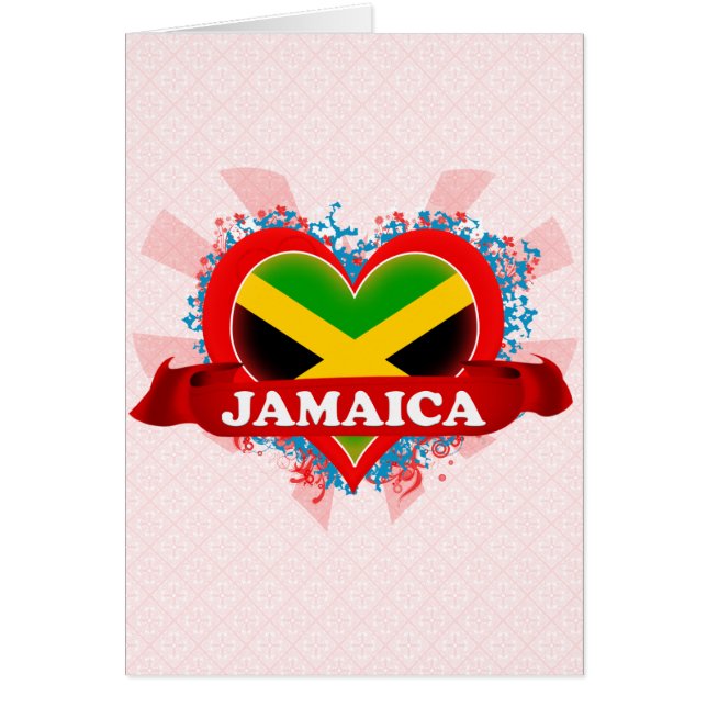 Vintage I Love Jamaica (Voorkant)