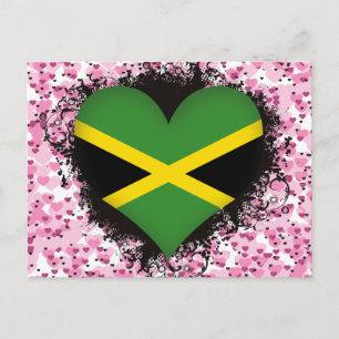 Vintage I Love Jamaica Briefkaart