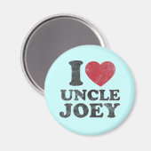 Vintage I Love oom Joey Magneet (Voorkant / Achterkant)