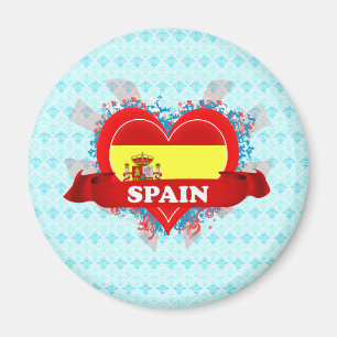 Vintage I Love Spain Magneet